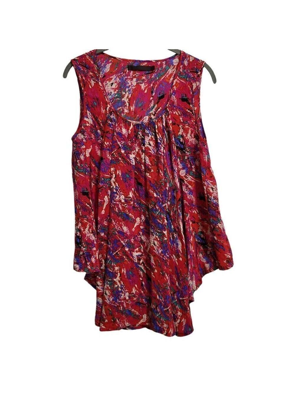 Nicholas K printed blouse sz small